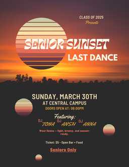 Senior Sunset